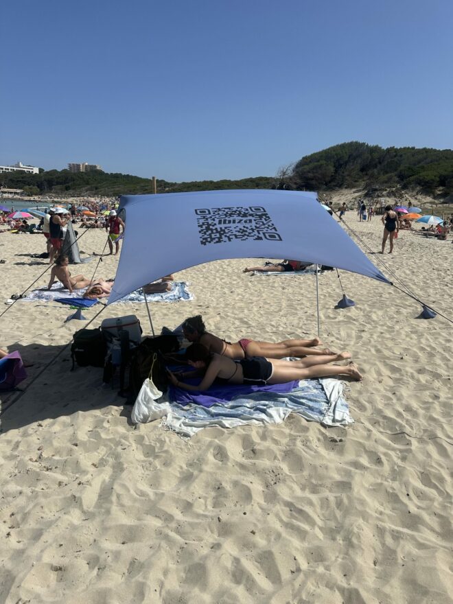KliKil Ibiza beach tent